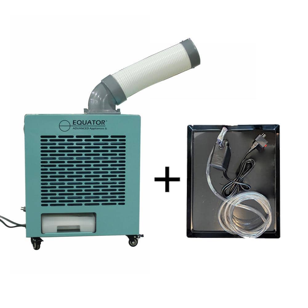 9000 BTU 3-in-1 Outdoor AC Plus Heater Plus Fan 110-Volt with Wheels 110-Vo