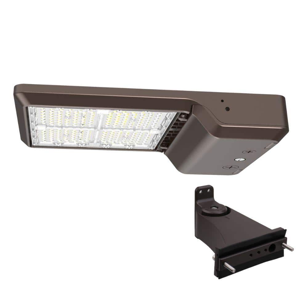 400-Watt Equivalent Integrated LED Bronze Area Light with Straight Arm Kit TYPE 5 Adjustable Lumens and CCT price history on PriceWatchPro