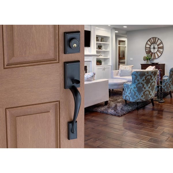 Copper Creek Fashion Tuscan Bronze Door Handleset and Waverlie