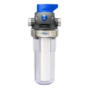 Sediment Valve-in-Head Filter Clear Housing with P5 Cartridge Water Filtration System
