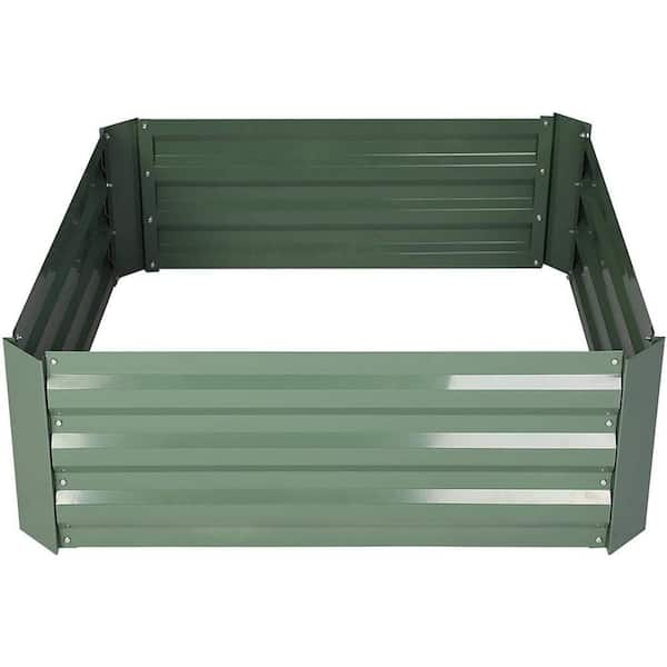 Galvanized Steel Raised Garden Bed Planter Box, Rust-Resistant, Easy ...