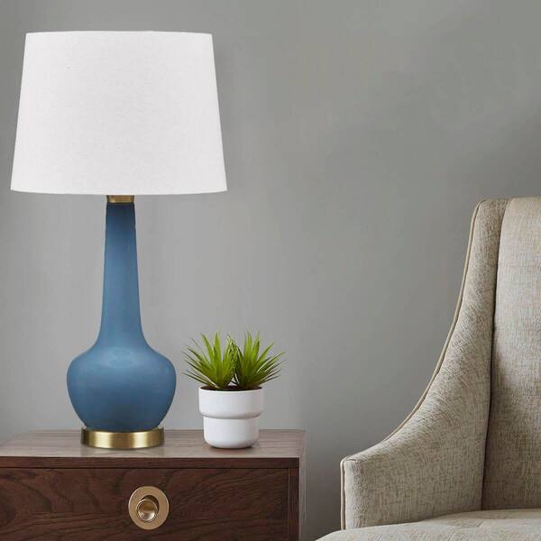 Jushua Ceramic Genie Table Lamp Blue SeeBelow CT-ZY-P264523 - The