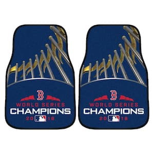 Boston Red Sox 2018 World Series Champions 17in. X 27in. 2 Piece Front Carpet Car Floor Mat Set