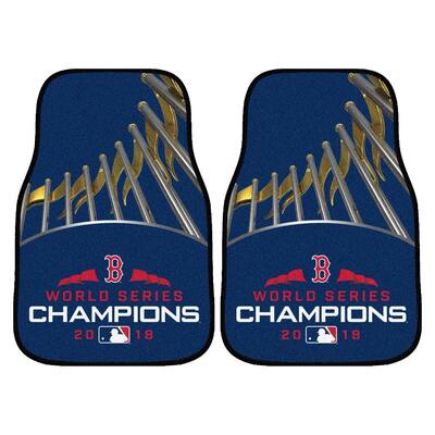 FANMATS MLB Toronto Blue Jays Black Heavy Duty 2-Piece 14 in. x 17 in.  Vinyl Utility Mat 12348 - The Home Depot