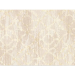Dashwood Cream Distressed Geometric Paper Strippable Wallpaper (Covers 60.3 sq. ft.)