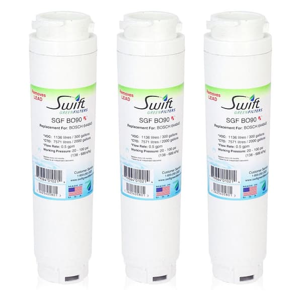Swift Green Filters Compatible Pharmaceuticals Refrigerator Water Filter for 644845,740570, (3-Pack)