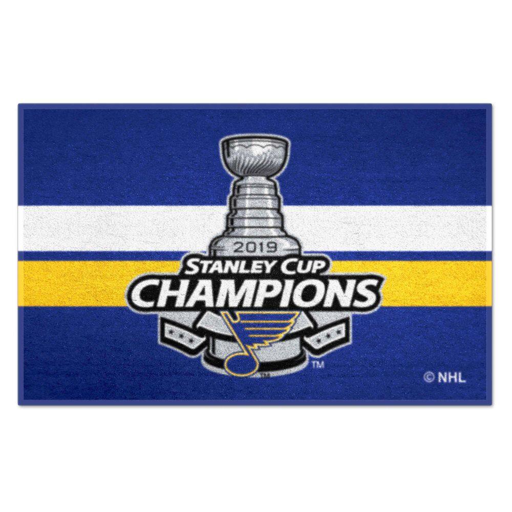 St. Louis Blues 2019 Stanley Cup Champions 1.5 ft. x 2.5 ft. Starter Area Rug price history on PriceWatchPro