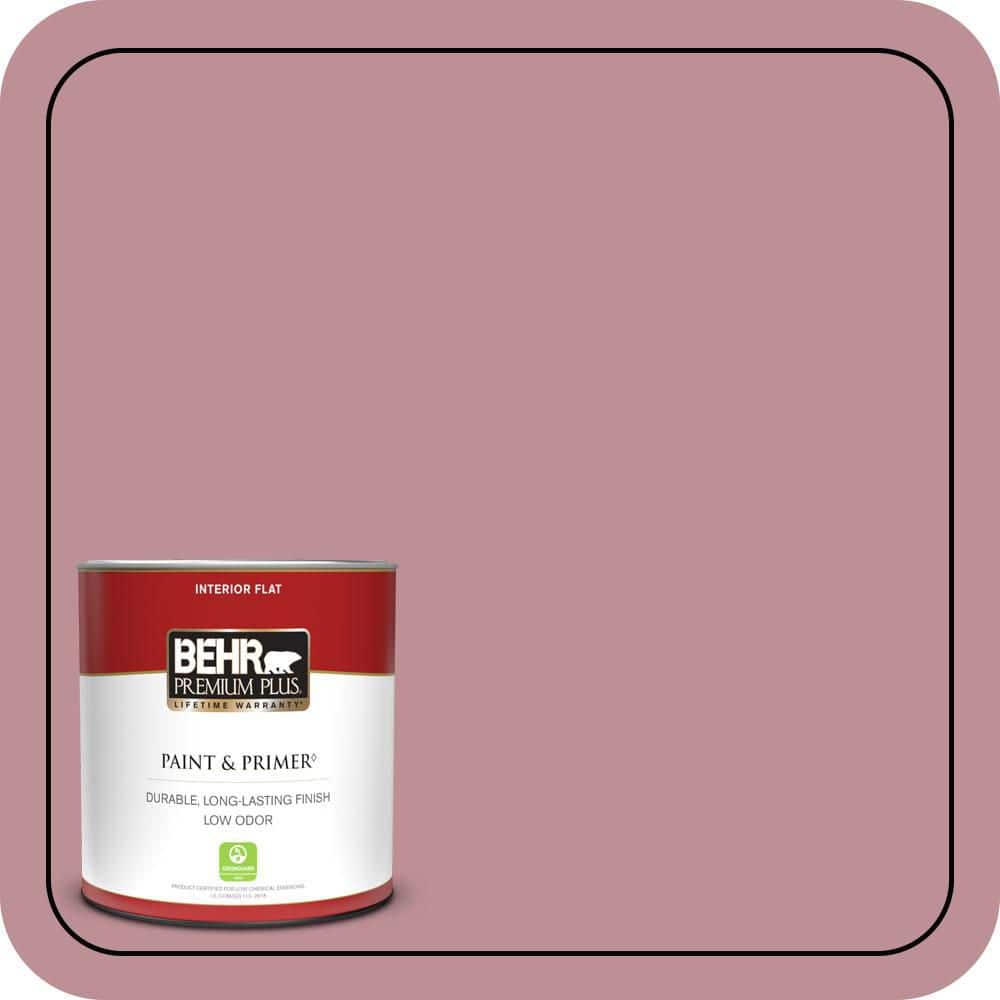1 qt. #S130-4 Cherry Juice Flat Low Odor Interior Paint & Primer price history on PriceWatchPro