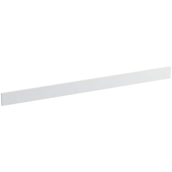 KOHLER Solid/Expressions 49 in. Solid Surface Vanity Backsplash in White Expressions