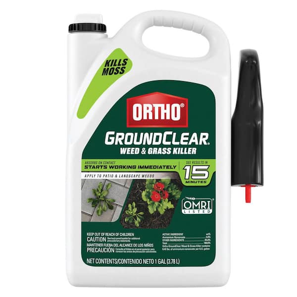 GroundClear Weed and Grass Killer 1 gal. OMRI Listed Spray Ready-to-Use Weed and Grass Killer for Patios and Landscapes