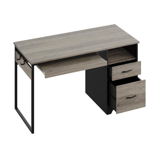 家具 COMPUTER TABLE HQZX-Modern-L-Shaped-Computer-