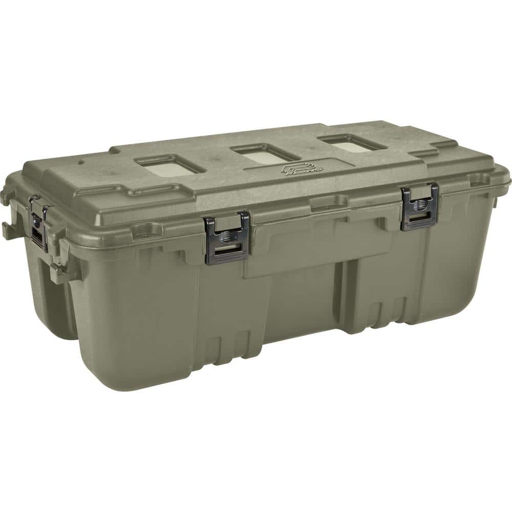 Plano Storage Trunk with Wheels, Gray, Lockable Storage Box, Airline  Approved Sportsman Trunk, Hunting Gear and Ammunition Bin, Heavy-Duty  Containers
