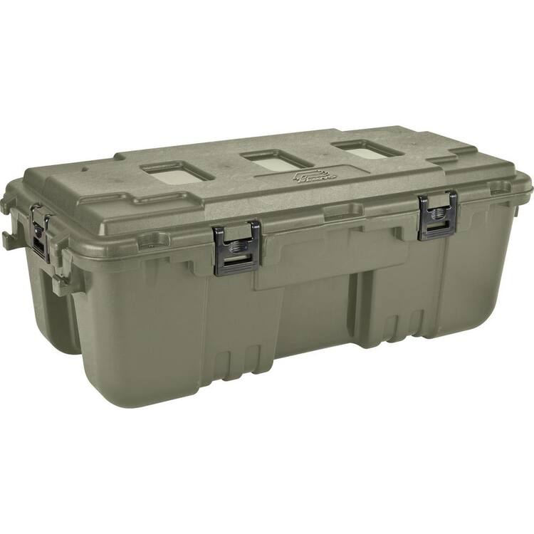 Plano 27-Gal. Hinged Storage Box in Olive Drab