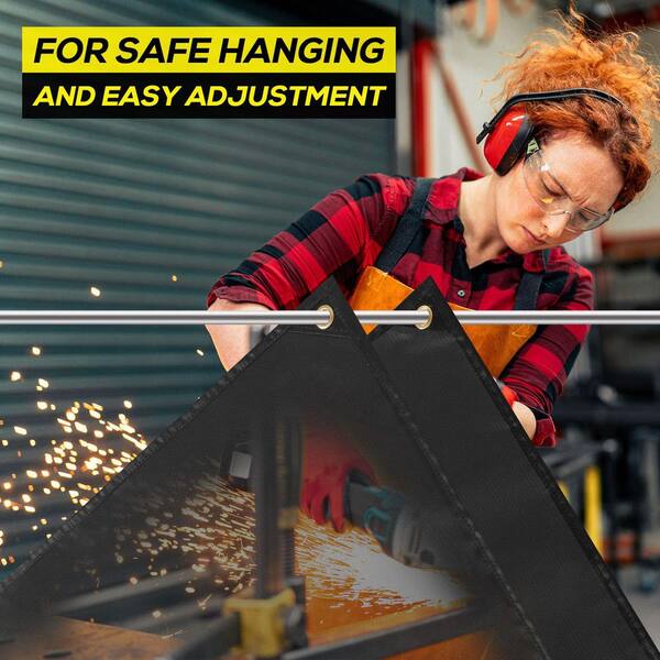 Heavy Duty Fiberglass Welding Blanket (6X8FT) With Acrylic Coated - Welding Blanket And 6X8FT - View #8