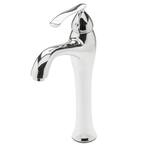 Traditional Single Hole Single-Handle Bathroom Faucet in Chrome