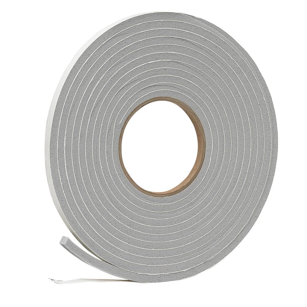 3/8 in. x 1/4 in. x 17 ft. Grey Vinyl Foam Weatherseal Tape price history on PriceWatchPro