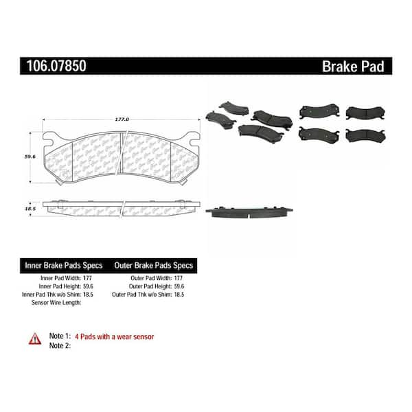 Centric Parts Disc Brake Pad Set