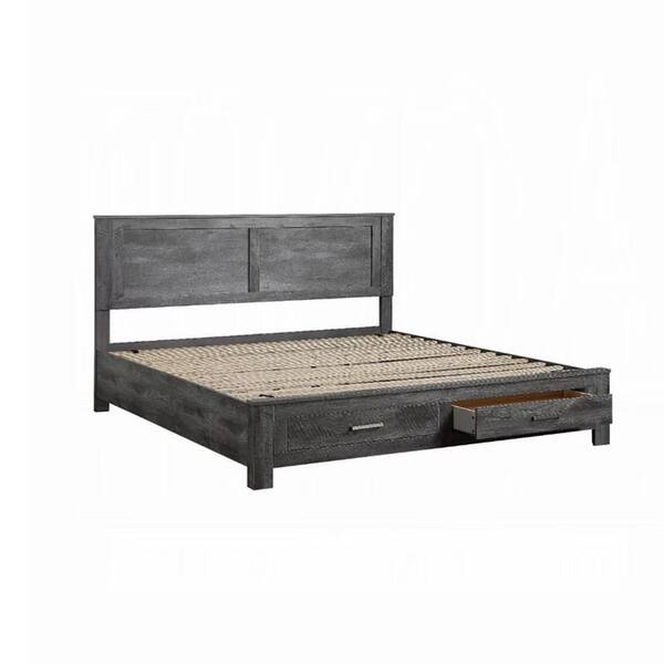 Vidalia Storage Rustic Grey Bedroom Set