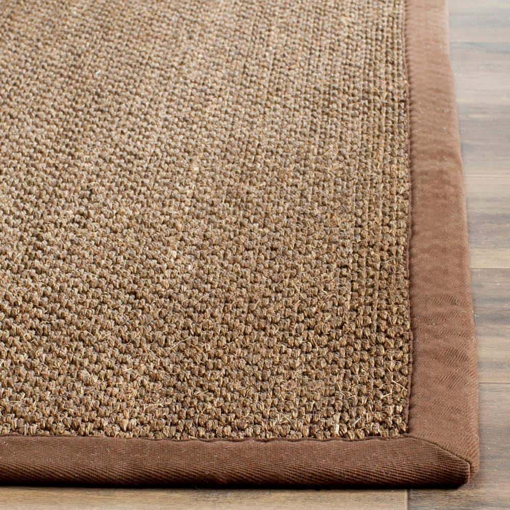 Brown Sisal Non-slip 2' x 4' Area Rug