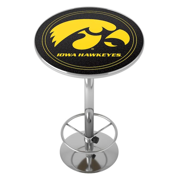 University of Iowa Yellow 42 in. Bar Table IA11-HD - The Home Depot