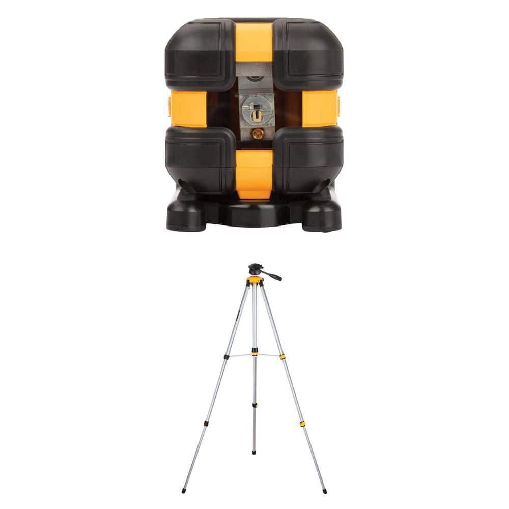 DEWALT 55 ft. Green Self-Leveling Cross Line Laser Level with Case