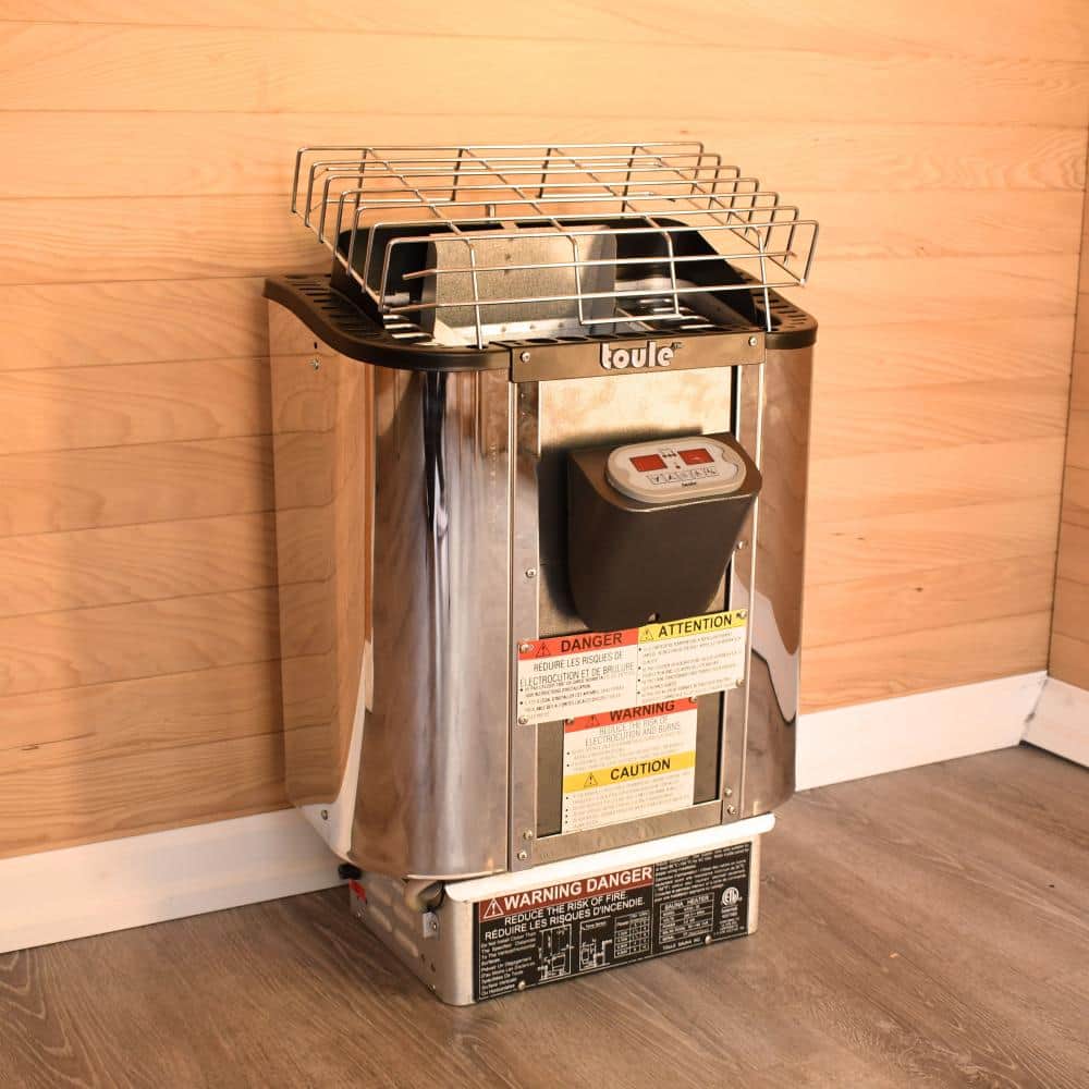 Toule 3KW Stainless Steel Wet Dry Sauna Heater with Digital Controller