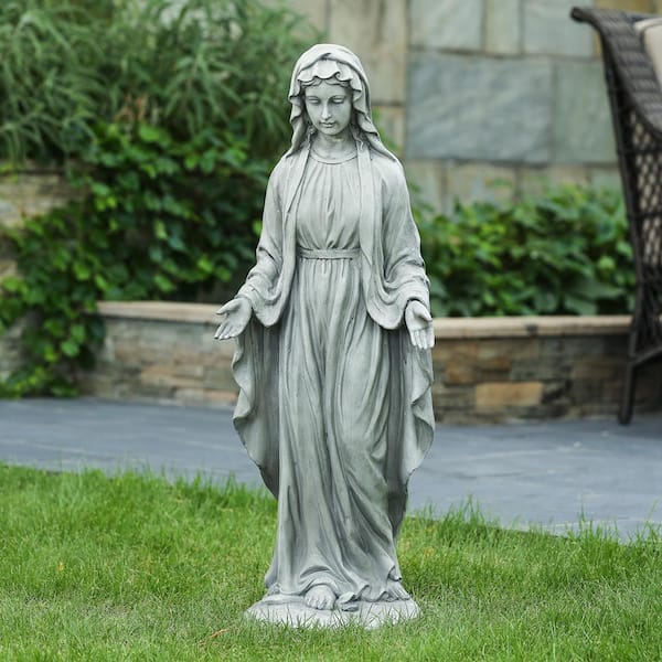 Luxen Home Virgin Mary Garden Statue Wh004, Mama Mary Statue For Garden