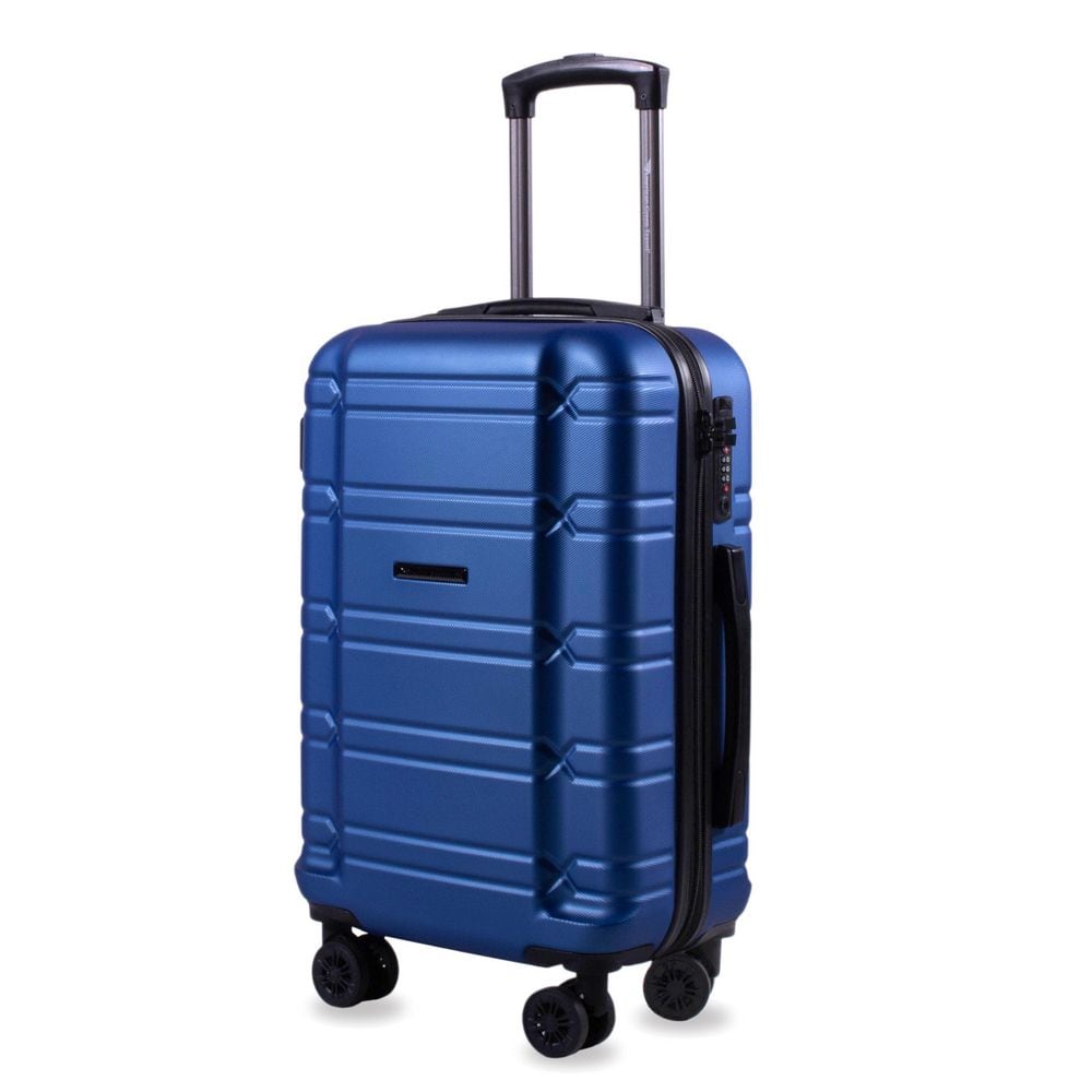 American Green Travel Allegro S 20 in Navy Carry on Luggage TSA Anti ...