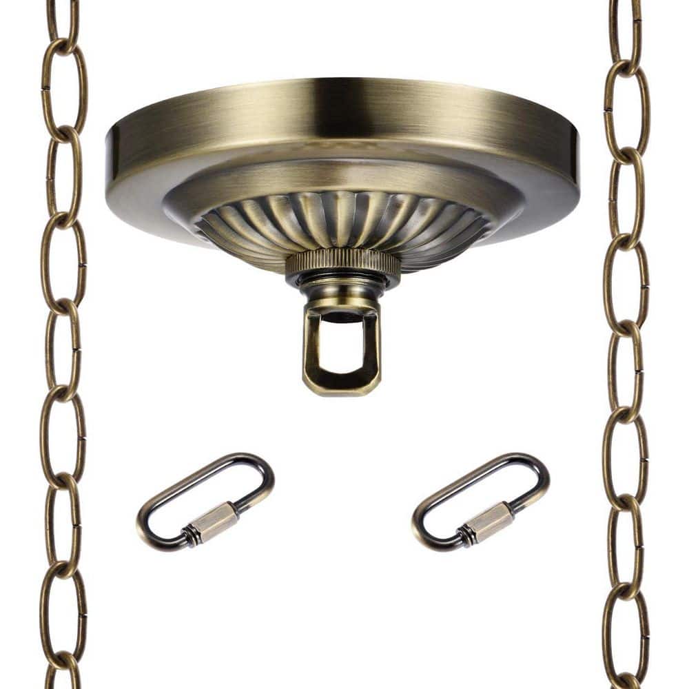 4.75 in. Chandelier Canopy Kit and Light Fixture Chain for Chandelier or Sw