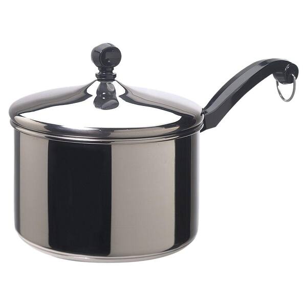 Farberware Classic Series 3 qt. Stainless Steel Nonstick Sauce Pan with Lid