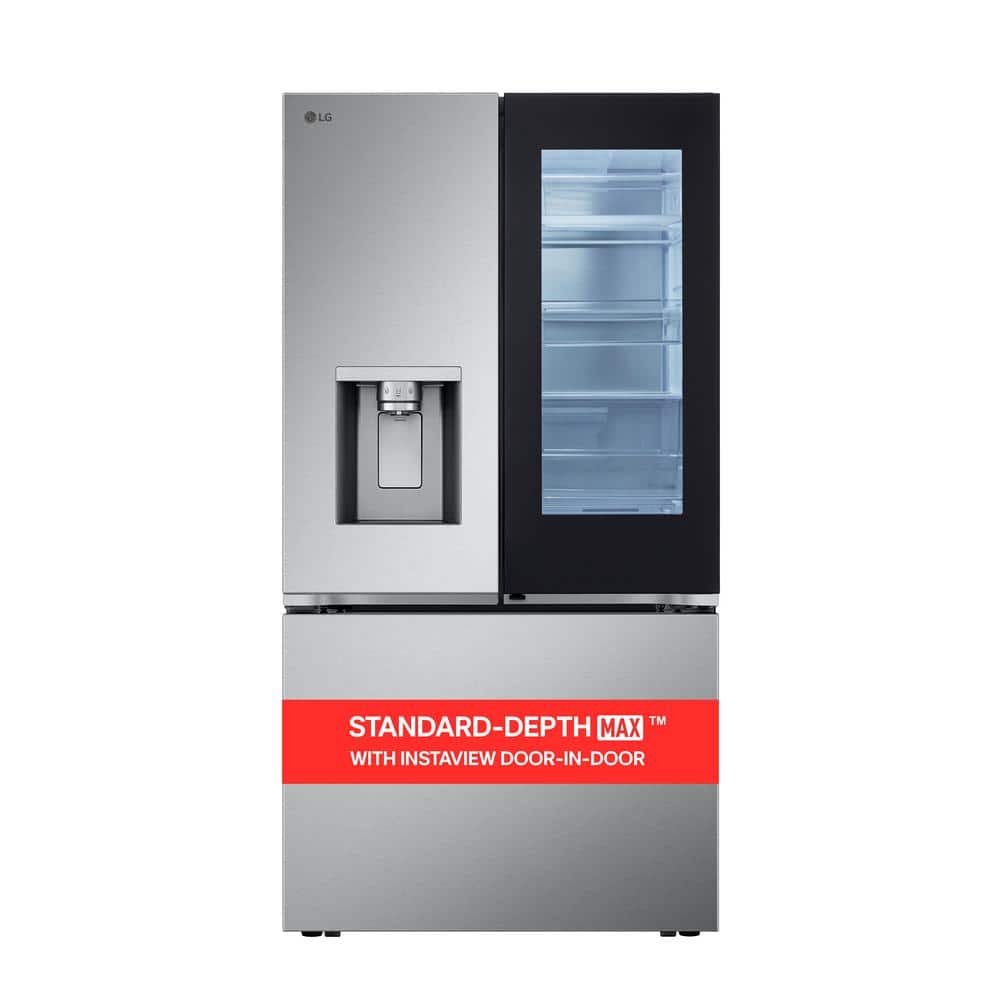 LG LF31S6360S 31 Cu. ft. Smart Standard Depth Max French Door Refrigerator with InstaView Door in Door
