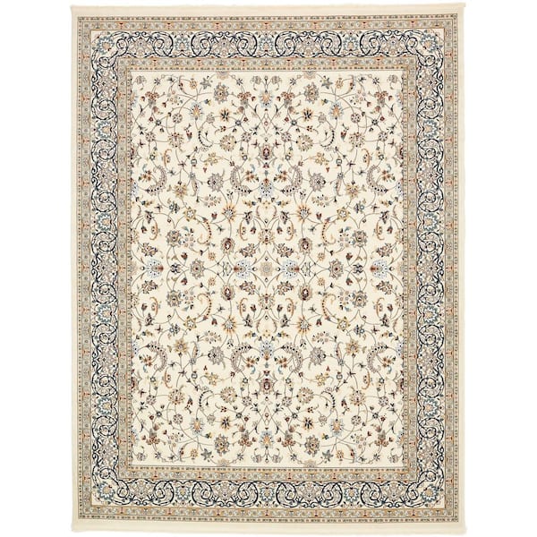 Unique Loom Narenj Leeds Ivory 10' 0 x 13' 0 Area Rug
