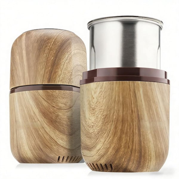 Large Capacity High Speed Wood Grain Electric Herb and Spice Grinder