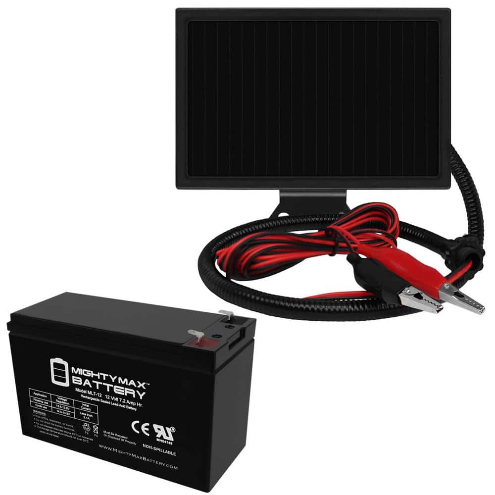 12-Volt 7.2AH Replacement Battery Compatible with Electric Trolling Motor Plus Solar Panel price history on PriceWatchPro