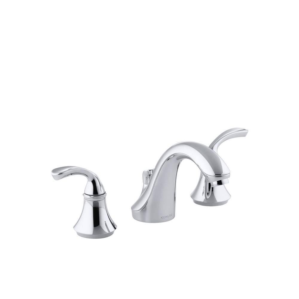 Kohler Forte 8 In Widespread 2 Handle Commercial Bathroom Faucet With Sculpted Lever Handles In 8265