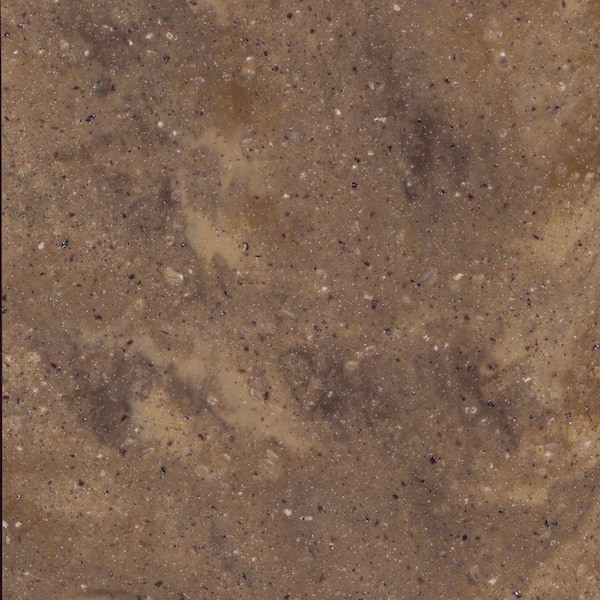 2 in. Solid Surface Countertop Sample in Oregano Sand