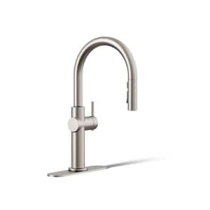 KOHLER Crue Single-Handle Pull-Down Sprayer Kitchen Faucet in
