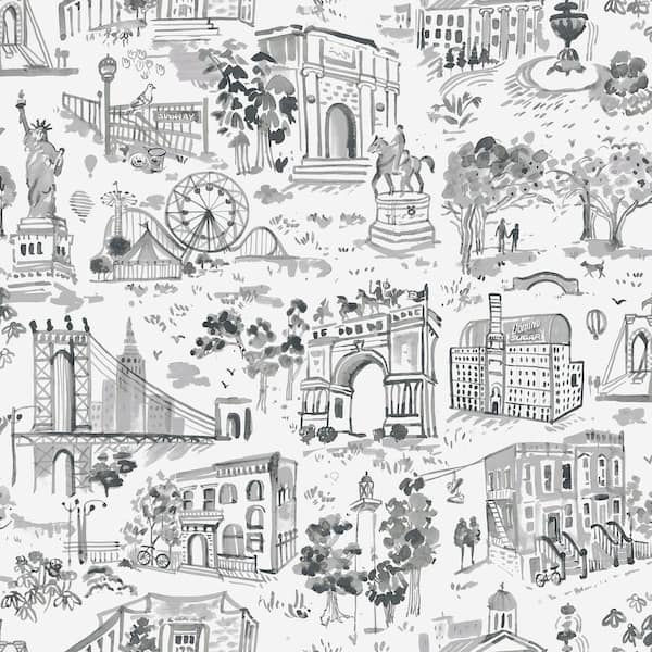 Moderne Impression sur Toile La ville de New York Image Tableau Decoration Murale 140x50cm Deco Cadre Décoration Salon Chambre Panoramique Grand