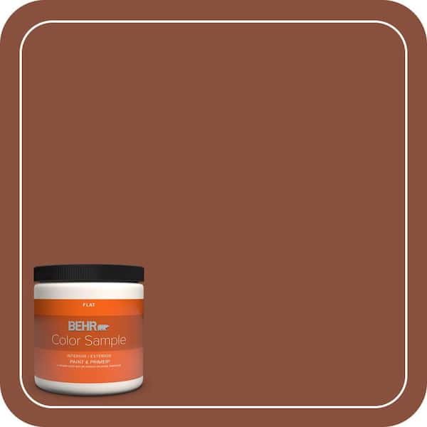 BEHR PREMIUM PLUS 8 oz. #T14-9 Hipsterfication Flat Interior/Exterior Paint & Primer Color Sample