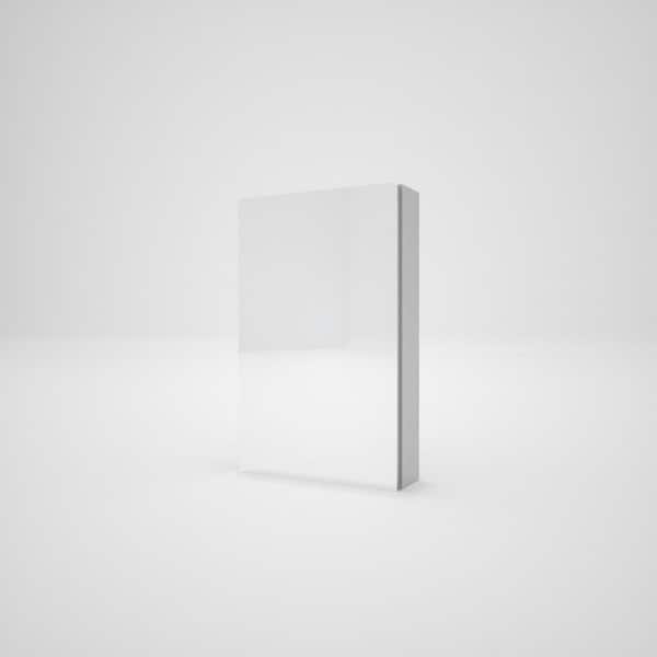 VERGE 15 in. x 24 in. Frameless Recessed or Surface-Mount Beveled Single Mirror Bathroom Medicine Cabinet