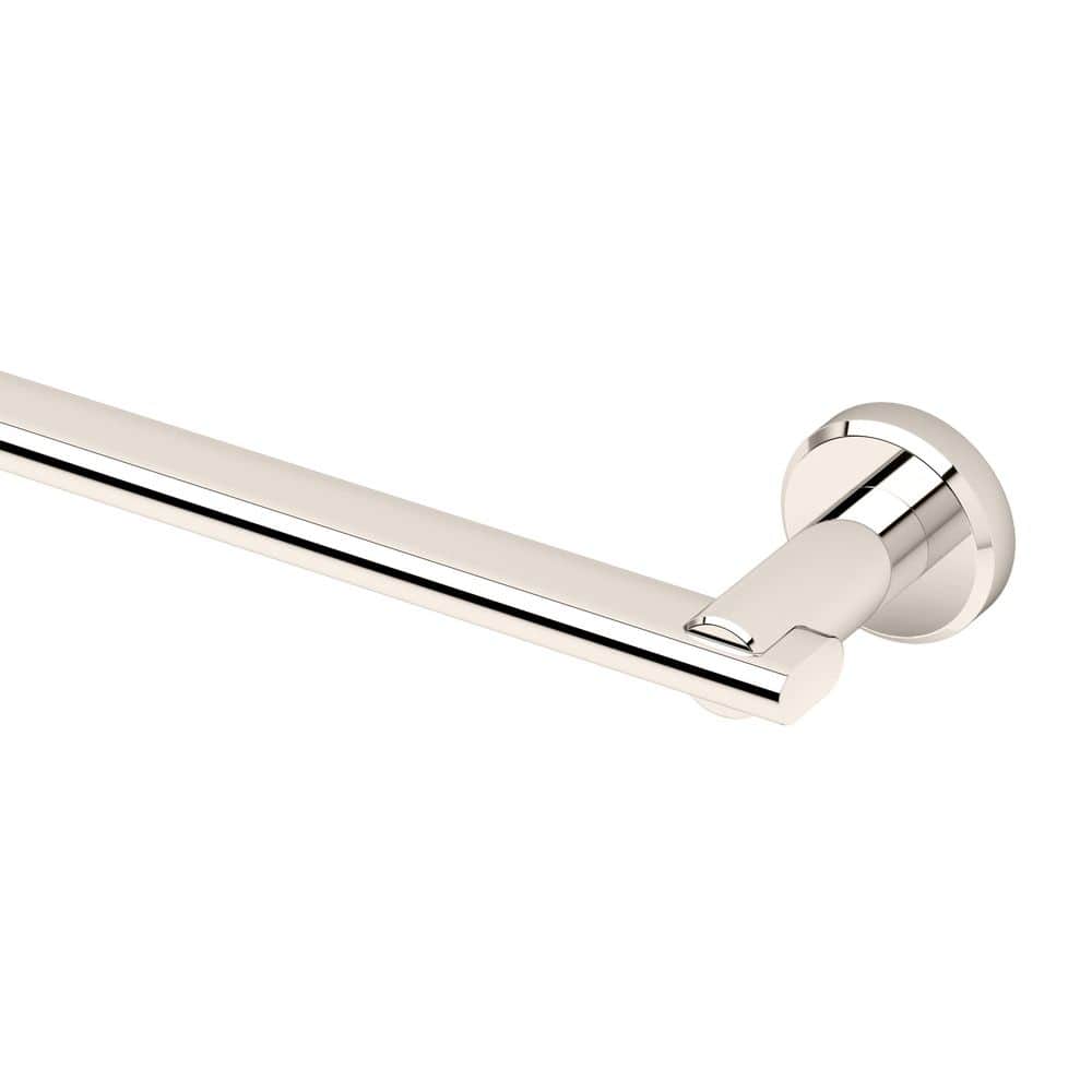 Locke 24 in. Wall Mounted Towel Bar in Polished Nickel price history on PriceWatchPro