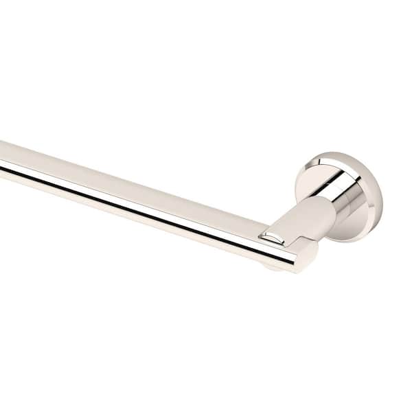Gatco Locke 24 in. Wall Mounted Towel Bar in Polished Nickel