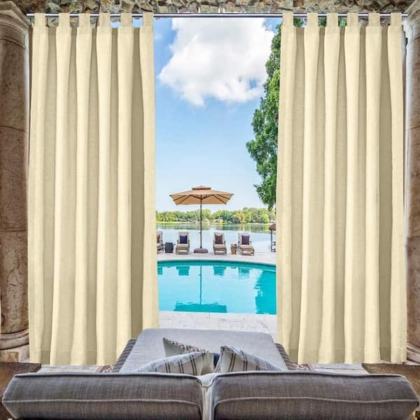 Pro Space Yellow Outdoor Thermal Grommet Blackout Curtain - 50 in. W x 84 in. L