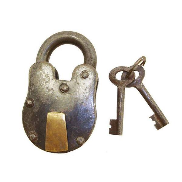 UMA ENTERPRISES INC Decorative Metal Bolt Lock and Key