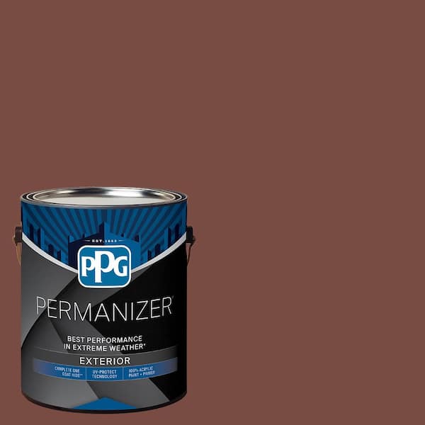 1 gal. PPG16-08 Antique Mahogany Semi-Gloss Exterior Paint