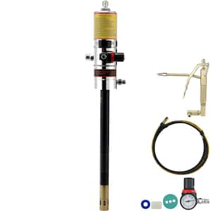 Grease Pump, 50:1 Pressure Ratio Air Operated Grease Pump with 13 ft. High Pressure Hose and Grease Gun, Grease Pump,