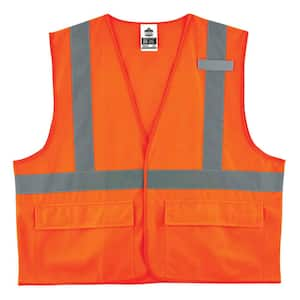 GLoWEAR S/M Orange Hi-Vis Type R Class 2 Standard Solid Vest