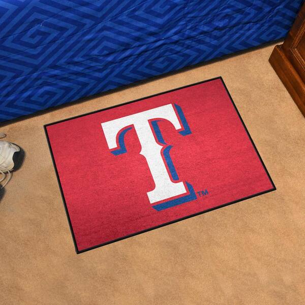 FANMATS MLB - Texas Rangers Red 2ft. x 3ft. Starter Mat Accent Rug