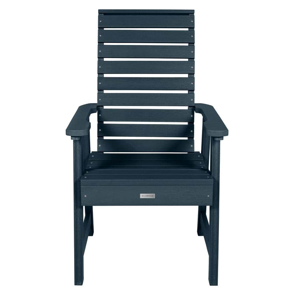 Weatherly Federal Blue Outdoor Dining Armchair
