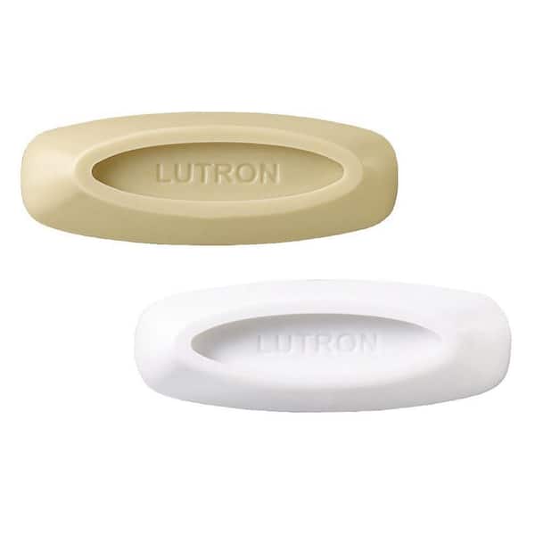 Lutron Skylark Dimmer Switch Replacement Knob, White and Almond (SK-DK)